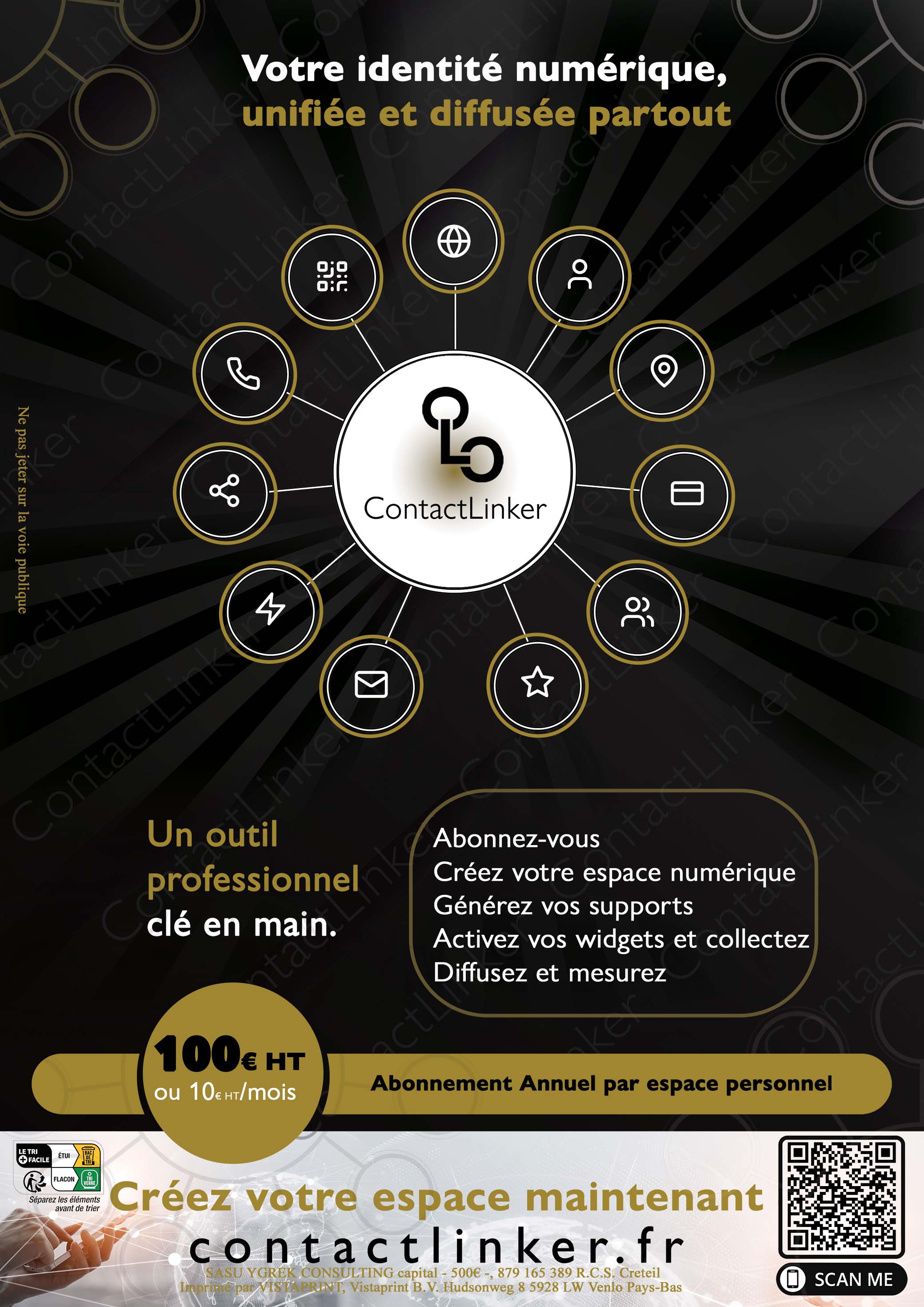 QR sur supports print