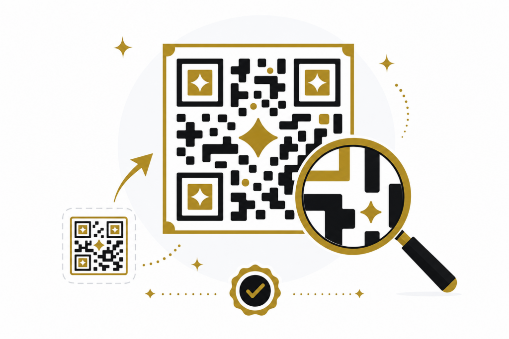 Créer un QR code professionnel en haute définition, net et scannable