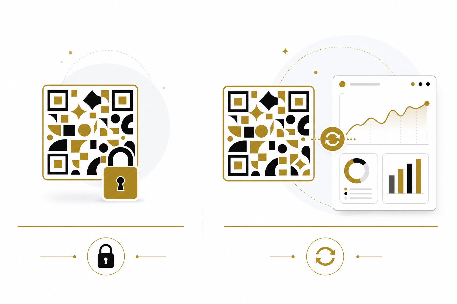 QR code dynamique vs statique : modifiable et mesurable contre figé